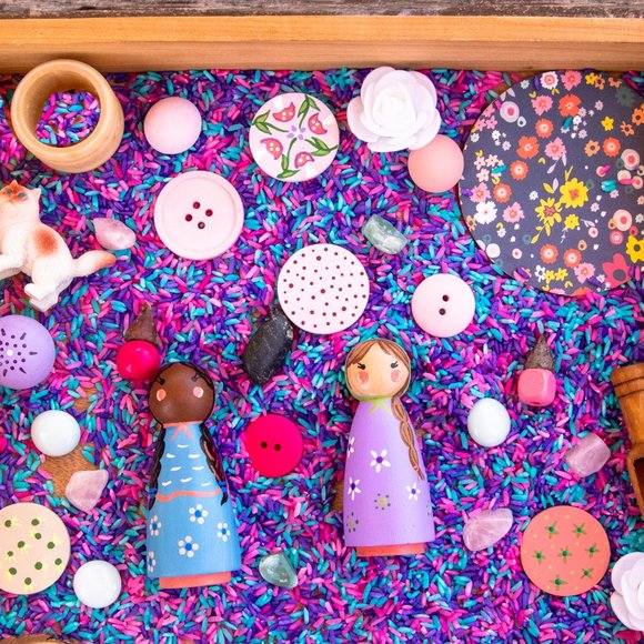 Sensory Bin | Wood Toys | Montessori - Picture 6 of 11